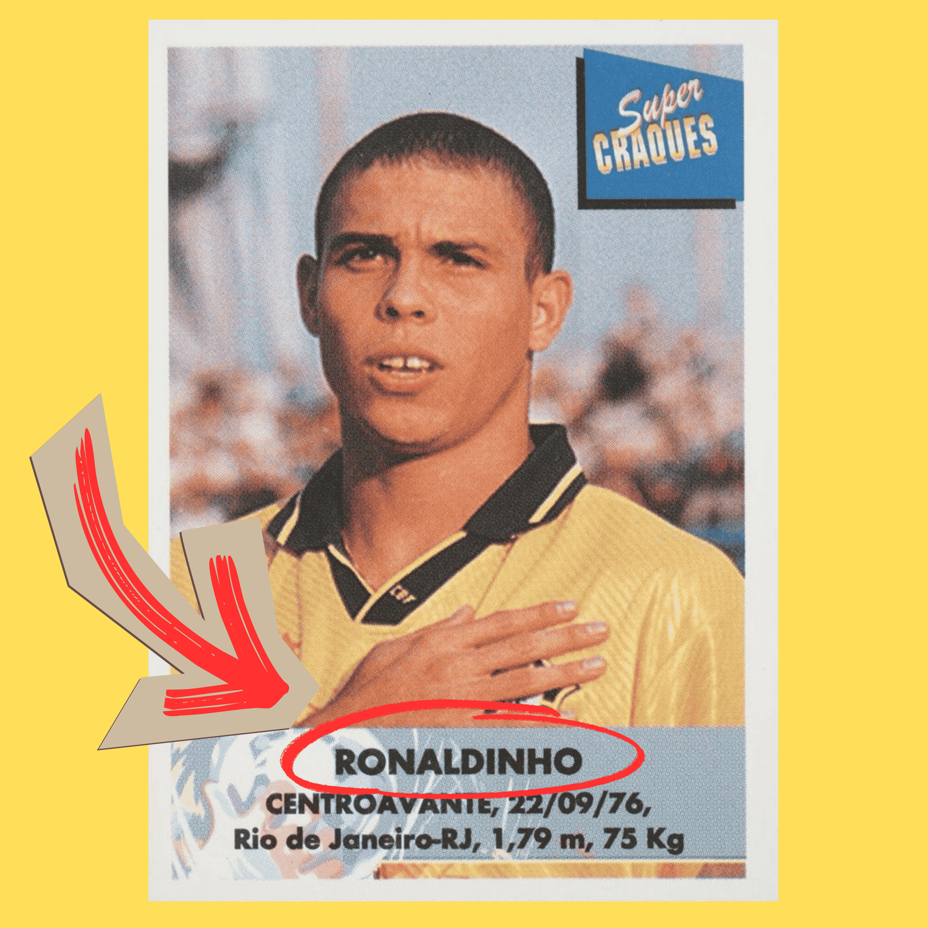What makes this R9 Ronaldo Sticker unique? (Ronaldinho? Rarity? Legend?) episode artwork
